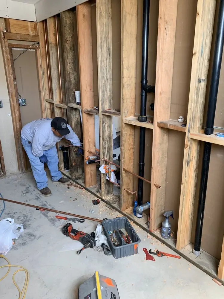 Commercial rough-in plumbing for Water Heater Replacement in Mission Oaks